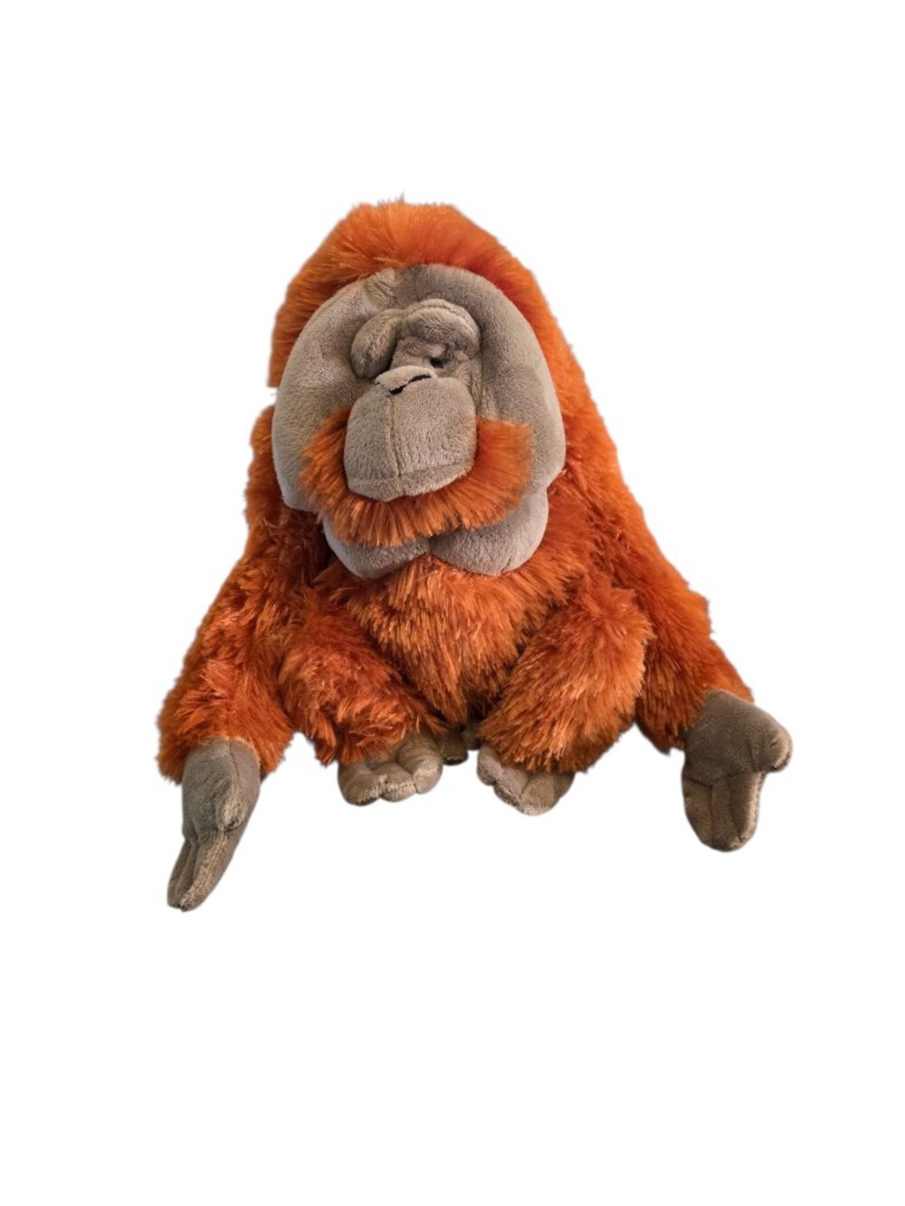 Wild Republic Orangutan Plush Stuffed Animal Brown Orange Monkey Ape 12" Toy
